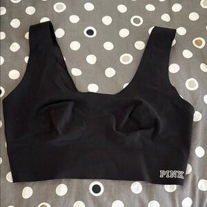 PINK Victoria's Secret Black Seamless Bra